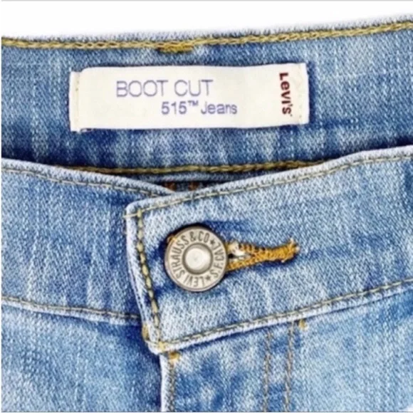 LEVI’S 515 bleached splattered tie dye jeans 8 - Picture 6 of 8